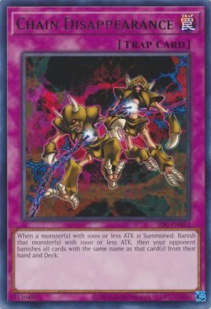 Chain Disappearance - IOC-EN052 - Rare Unlimited (25th Reprint) Invasion of Chaos 25th Anniversary Singles