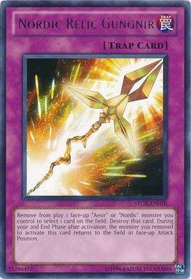 Nordic Relic Gungnir - STOR-EN070 - Rare Unlimited Storm of Ragnarok Unlimited Singles