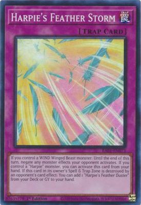 Harpie&#39;s Feather Storm - RA01-EN073 - Super Rare 25th Anniversary Rarity Collection Singles