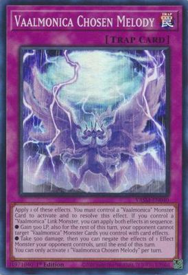 Vaalmonica Chosen Melody - VASM-EN040 - Super Rare 1st Edition Valiant Smashers 1st Edition Singles