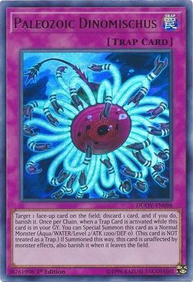 Paleozoic Dinomischus - DUOV-EN098 - Ultra Rare 1st Edition Duel Overload 1st Edition Singles