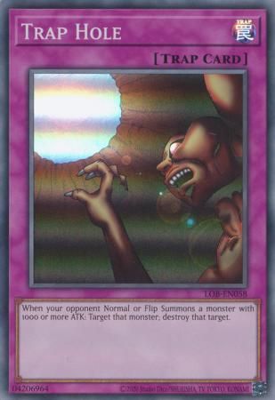 Trap Hole - LOB-EN058 - Super Rare Unlimited (25th Reprint) Legend of Blue Eyes White Dragon 25th Anniversary