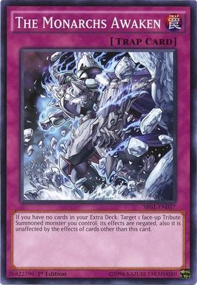 The Monarchs Awaken - SR01-EN037 - Common 1st Edition Structure Deck: Emperor of Darkness 1st Edition Singles