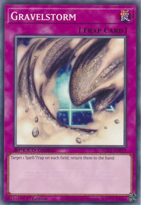 Gravelstorm - SGX1-ENF19 - Common 1st Edition Speed Duel GX Duel Academy Box Singles