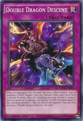 Double Dragon Descent - MP15-EN039 - Common 1st Edition Yu-Gi-Oh! 2015 Mega-Tins [MP15]