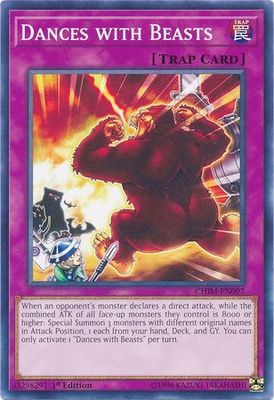 Dances with Beasts - CHIM-EN097 - Common 1st Edition Chaos Impact 1st Edition Singles