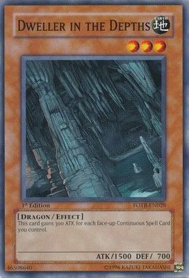 Dweller in the Depths - FOTB-EN028 - Common 1st Edition Force of the Breaker [FOTB] 1st Edition Singles