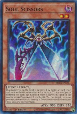 Soul Scissors - MP23-EN176 - Super Rare 1st Edition Mega Tin 2023 Dueling Heroes Singles (espanol)