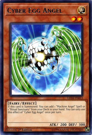 Cyber Egg Angel - LED4-EN013 - Rare 1st Edition Legendary Duelists: Sisters of the Rose 1st Edition Singles