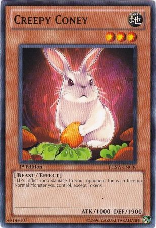 Creepy Coney - PHSW-EN036 - Common 1st Edition Photon Shockwave 1st Edition Singles