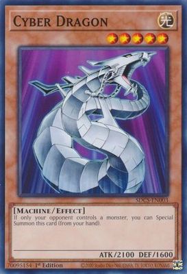 Cyber Dragon - SDCS-EN003 - Common 1st Edition Structure Deck: Cyber Strike 1st Edition Singles (espanol)
