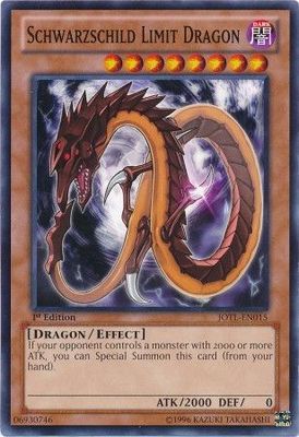 Schwarzschild Limit Dragon - JOTL-EN015 - Common 1st Edition Judgment of the Light 1st Edition Singles