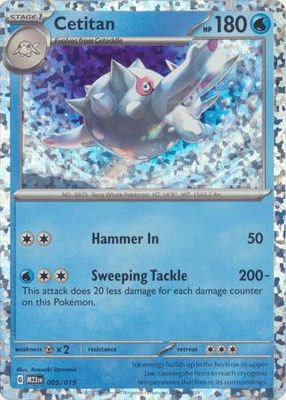 Cetitan - 005/015 - Holo Promo Pokemon McDonald&#39;s Promos(Español)