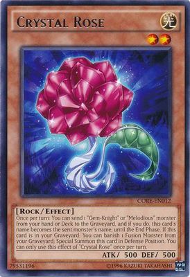 Crystal Rose - CORE-EN012 - Rare Unlimited Clash of Rebellions Unlimited Singles