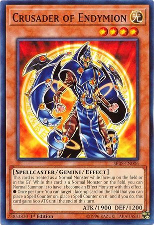 Crusader of Endymion - SR08-EN006 - Common 1st Edition Structure Deck: Order of the Spellcasters Singles