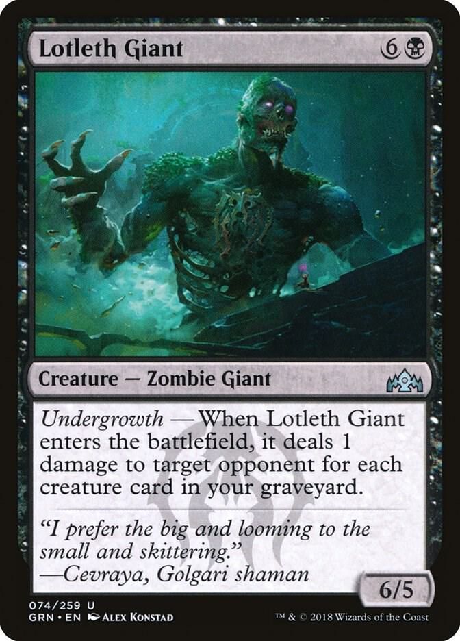 Lotleth Giant 074/259 - Guilds of Ravnica (GRN) (Español)