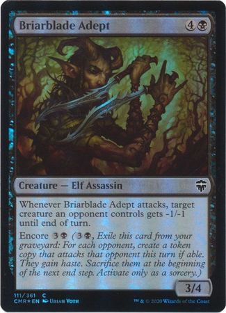 Briarblade Adept 111/361 - Foil Commander Legends Foil Singles