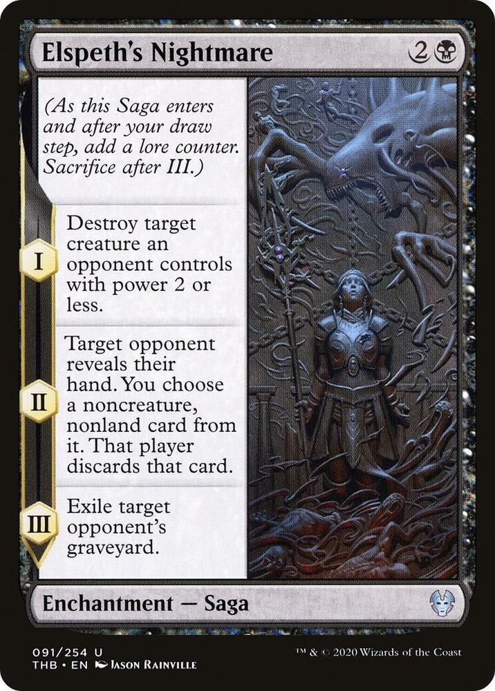 Elspeth&#39;s Nightmare 091/254 - Theros Beyond Death (THB)