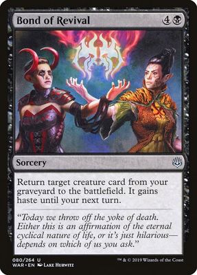 Bond of Revival 080/264  - War of the Spark (WAR)