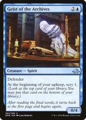 Geist of the Archives 062/205 - Eldritch Moon (EMN)