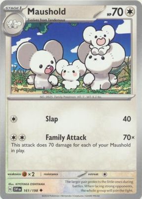 Maushold - 161/198 - Uncommon Scarlet &amp; Violet (Base Set) Singles