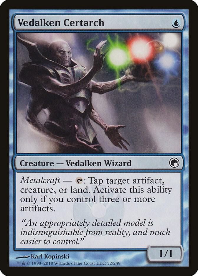 Vedalken Certarch 52/249 - Scars of Mirrodin (SOM)
