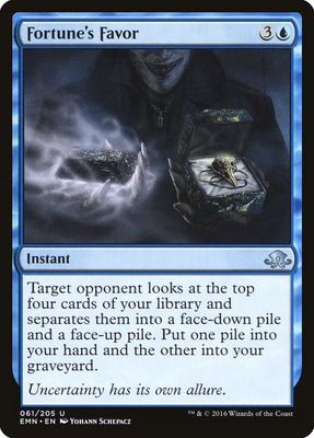 Fortune&#39;s Favor 061/205 - Eldritch Moon (EMN)