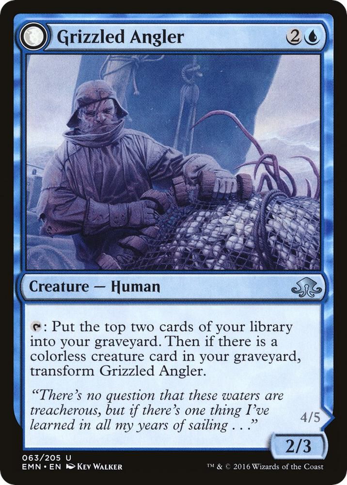Grizzled Angler 063/205 - Eldritch Moon (EMN)