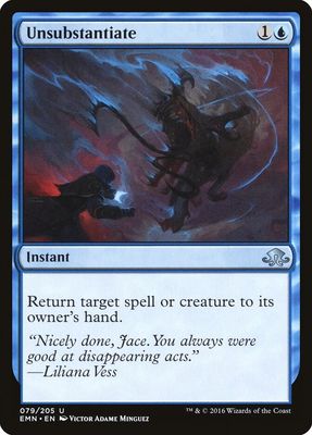 Unsubstantiate 079/205 - Eldritch Moon (EMN)