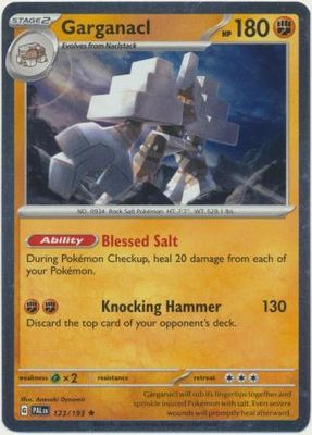 Garganacl - 123/193 - Holo Promo Pokemon Scarlet &amp; Violet Promos