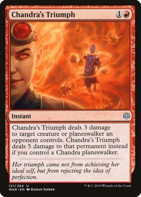 Chandra&#39;s Triumph 121/264 - War of the Spark (WAR)