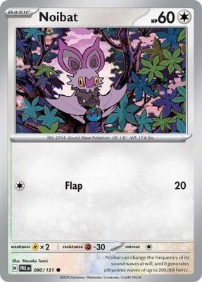 Noibat - 090/131 - Common Scarlet &amp; Violet: Prismatic Evolutions Singles