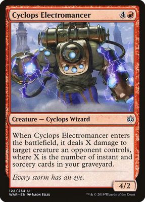 Cyclops Electromancer 122/264 - War of the Spark (WAR)
