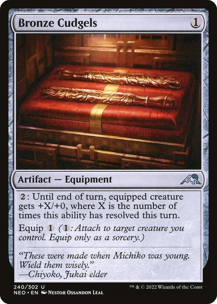 Bronze Cudgels 240/302 - Kamigawa: Neon Dynasty (NEO)