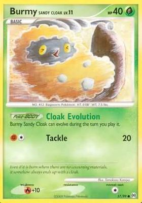 Burmy Sandy Cloak - 57/99 - Common Platinum: Arceus Singles