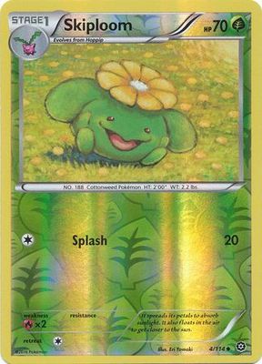Skiploom - 4/114 - Uncommon Reverse Holo XY: Steam Siege Reverse Holo Singles