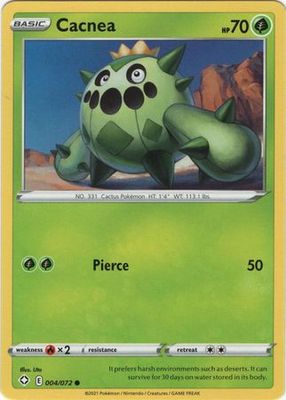 Cacnea - 004/072 - Common Shining Fates Singles