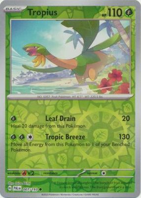 Tropius - 007/193 - Common Reverse Holo Scarlet &amp; Violet: Paldea Evolved Reverse Holo Singles