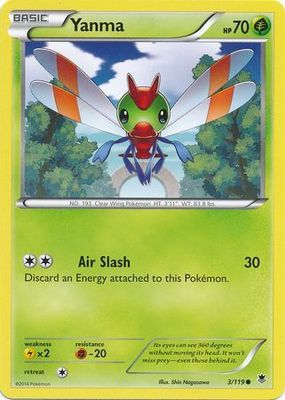 Yanma - 3/119 - Common XY: Phantom Forces Singles