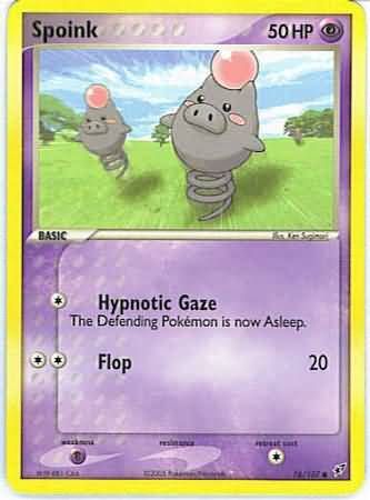 Spoink - 76/107 - Common Ex Deoxys Singles