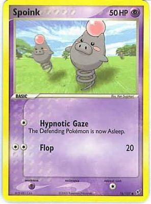 Spoink - 76/107 - Common Ex Deoxys Singles