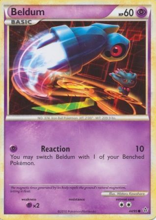 Beldum - 44/95 - Common HGSS - Unleashed Singles