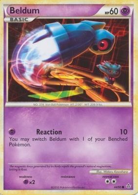 Beldum - 44/95 - Common HGSS - Unleashed Singles