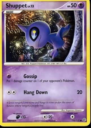 Shuppet - 110/132 - Common Diamond &amp; Pearl: Secret Wonders Singles
