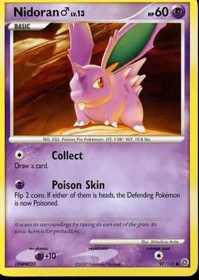 Nidoran M - 97/132 - Common Diamond &amp; Pearl: Secret Wonders Singles