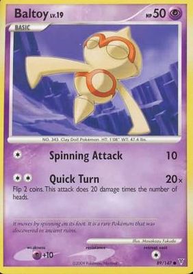 Baltoy - 89/147 - Common Platinum: Supreme Victors Singles