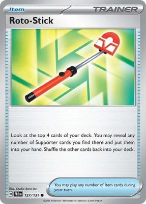 Roto-Stick - 127/131 - Common Scarlet &amp; Violet: Prismatic Evolutions Singles