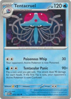 Tentacruel - 073/165 - Uncommon Scarlet &amp; Violet 151 Singles