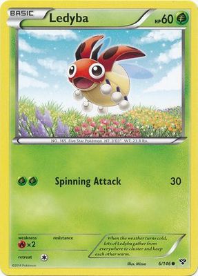 Ledyba - 6/146 - Common XY (Base Set) Singles