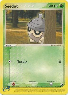 Seedot - 77/100 - Common Ex Sandstorm Singles